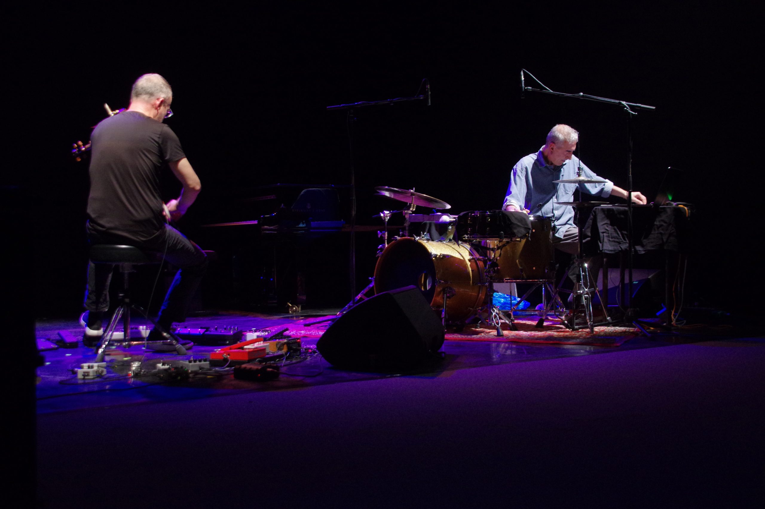 Régis Huby (violin), Michele Rabbia (percussion)